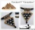Pattern Puca Pendant Cleopatre uses Kheops Foc with bead purchase